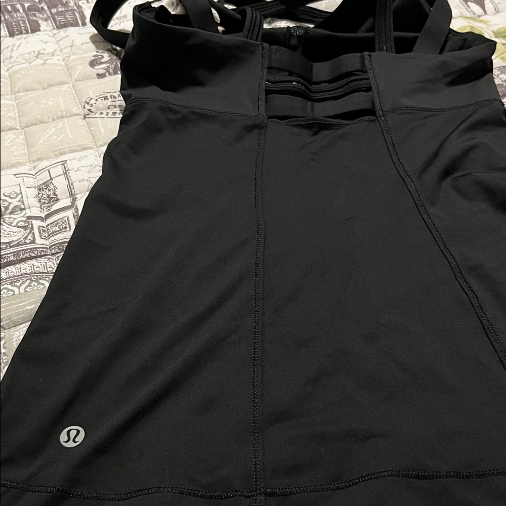 lululemon athletica Black Tank Top
